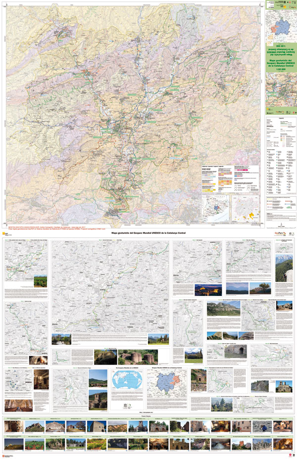 Descarga Mapa geoturístic del Geoparc Mundial UNESCO de la Catalunya Central 1:50.000