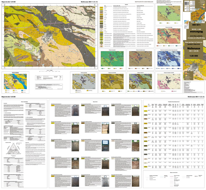 Miniatura del Mapa de suelos 1:25 000, Mollerussa 389-1-1 (65-29)