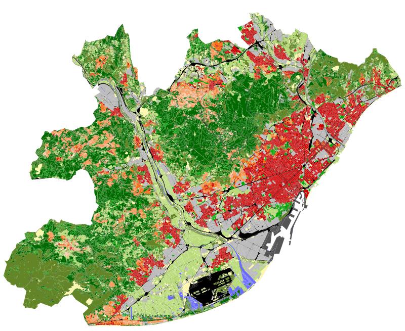 Local climate zones de l'àrea metropolitana de Barcelona