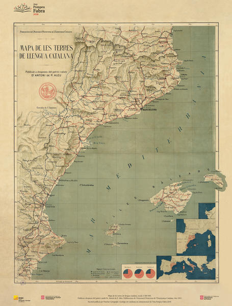 Mapa de les terres de llengua catalana