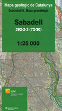 Mapa geoantròpic 1:25 000. Sabadell