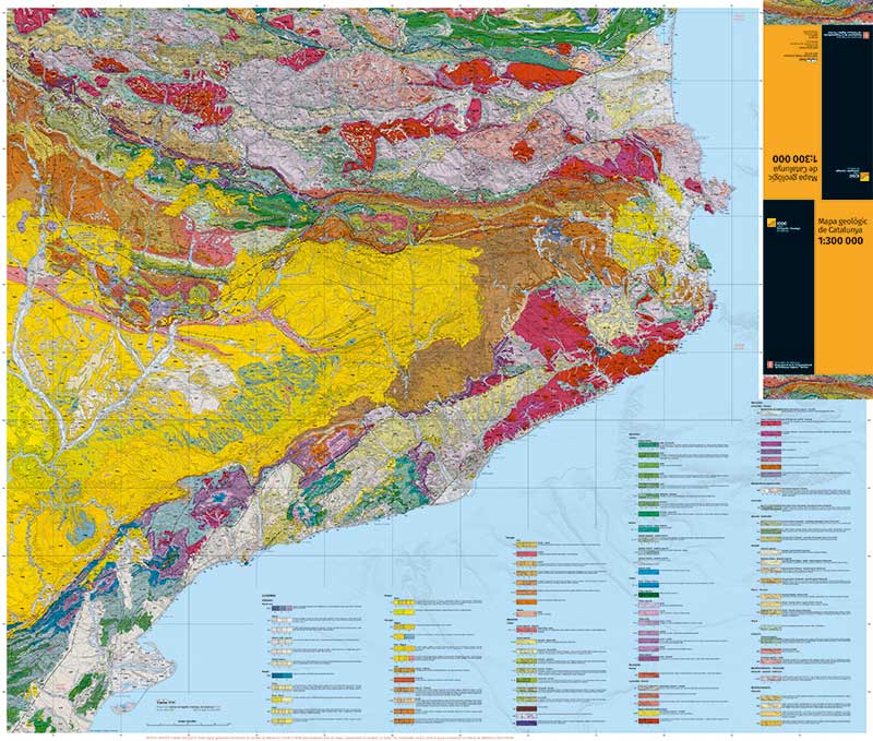 Descarrega Mapa geològic de Catalunya 1:300.000