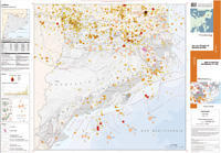 Mapa de sismicitat de Catalunya 1977 - 1997 1:400.000 (1999)