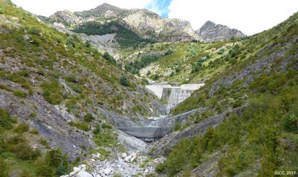 Dynamic barrier for the retention of torrential flows in Erill la Vall (Alta Ribagorça)